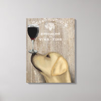 Dog Au Vin Yellow Labrador