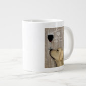 Dog Au Vin Yellow Labrador Grote Koffiekop (Voorkant rechts)