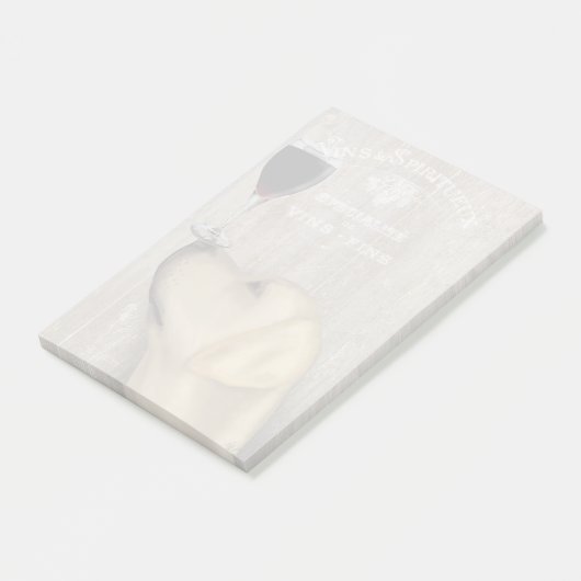 Dog Au Vin Yellow Labrador Post-it® Notes (Schuin)