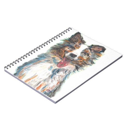 Dog-Australian Shepherd Notitieboek (Linkerzijde)