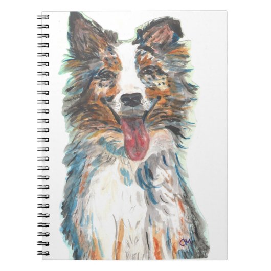 Dog-Australian Shepherd Notitieboek (Voorkant)