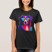 Dog Australian Shepherd Summer T-shirt (Voorkant)