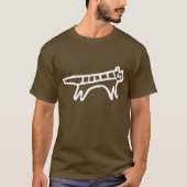 Dog, Australische tekening (Aborigine) T-shirt (Voorkant)