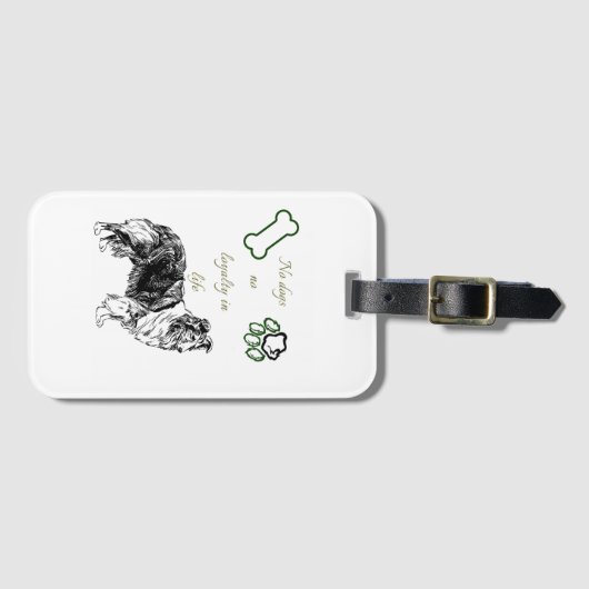 Dog Bagagelabel (Voorkant (horizontaal))