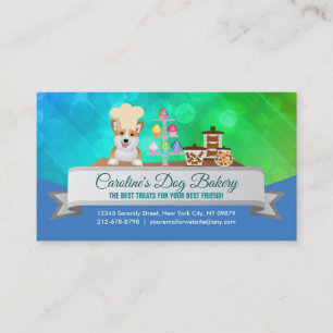Dog Bakery Slogans Visitekaartje