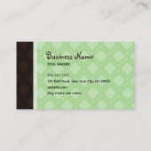 Dog Bakery-visitekaartjes Visitekaartje (Achterkant)