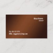 Dog Bakery-Visitekaartjes Visitekaartje (Achterkant)