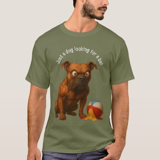 Dog Ball 01 T-Shirt (Voorkant)