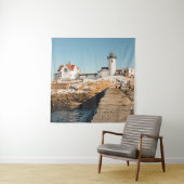 Dog Bar Lighthouse langs de oceaankust Wandkleed (In situ)