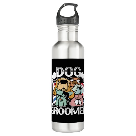 Dog Barber Pet Groomer Pet Salon Bont Artiest Waterfles (Voorkant)