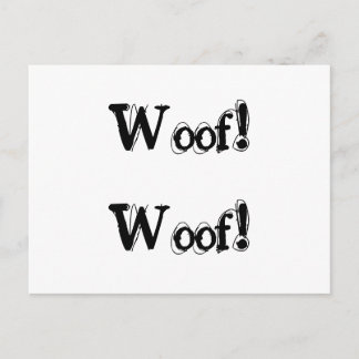 Dog Barking-klacht Briefkaart