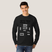 Dog Barking Logic Dog Idea Funny Airedale Terrier T-shirt (Voorkant volledig)