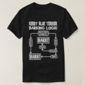 Dog Barking Logic, grappig hondencadeau, Funny Ker T-shirt (Design voorkant)