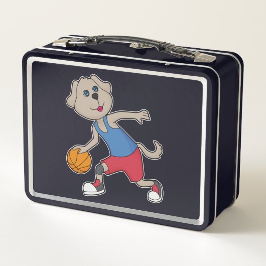 Dog Basketball speler Basketball (Achterkant)