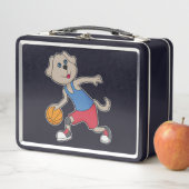 Dog Basketball speler Basketball (In situ)