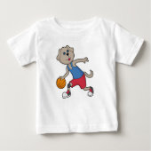 Dog Basketball speler Basketball (Voorkant)