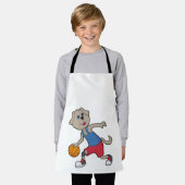 Dog Basketball speler Basketball Schort (Gedragen)