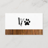 Dog Bath and Wood Trim Visitekaartje (Achterkant)