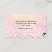 Dog Bathing Grooming Pet Appointment Card Afsprakenkaartje (Achterkant)