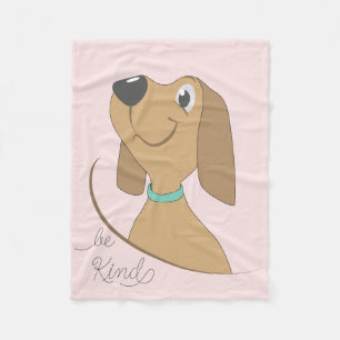 Dog-Be-type Fleece Blanket Deken