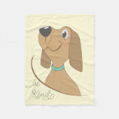 Dog-be-type Fleece Deken (Voorkant)