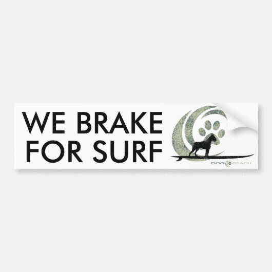 Dog Beach bumper sticker (Voorkant)