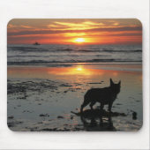 Dog Beach Sunset Muismat (Voorkant)