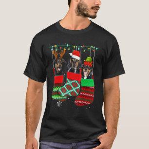 Dog Beagle Sokken voor kerstmis met Pajama Pet Pup T-shirt