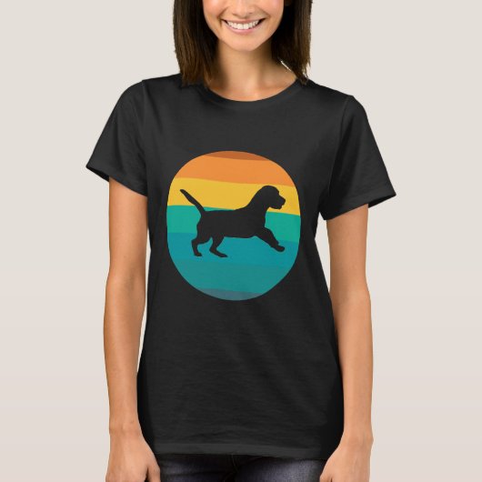 Dog Beagles  Retro Beagle T-shirt (Voorkant)
