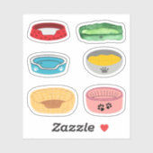 Dog Bed Stickers (Vel)