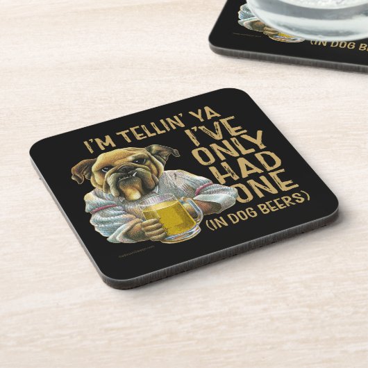 Dog Beers Beverage Coaster Bier Onderzetter (Linkerzijde)