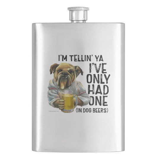 Dog Beers Flask Flacon (Voorkant)