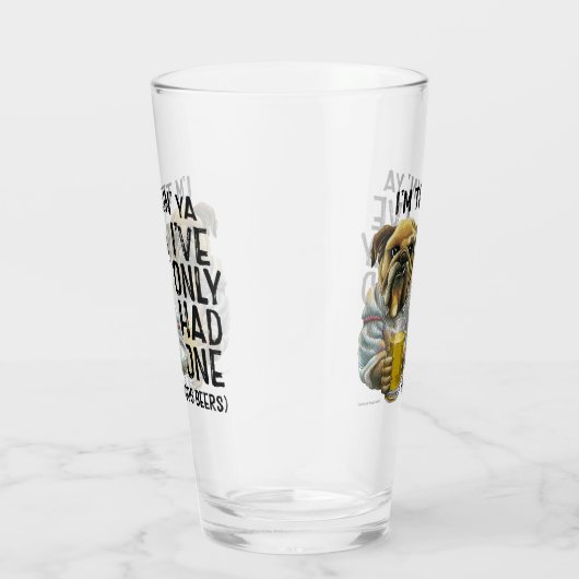 Dog Beers Glas (Rechts)