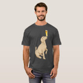 Dog Beers Labrador Retriever Craft Beer T-shirt (Voorkant volledig)