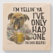 Dog Beers Stone Onderzetter (Voorkant)
