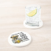 Dog Beers Zandsteen Onderzetter (Zijkant)