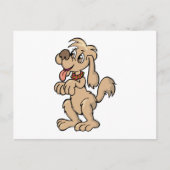 Dog Begging Briefkaart (Voorkant)