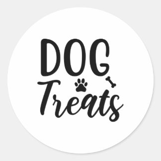 Dog-behandelingen Ronde Sticker