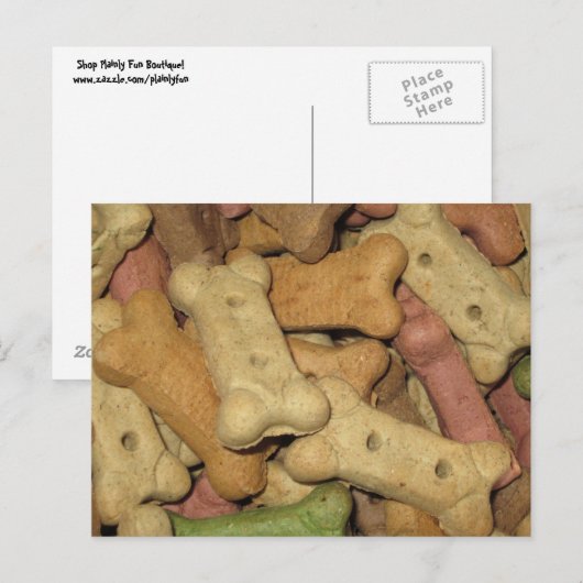 Dog Behandelt Briefkaart (Voorkant / Achterkant)