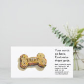 Dog behandelt kaarten voor honden partijen eveneme (Staand voorkant)