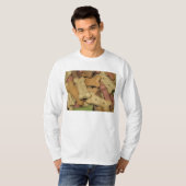 Dog Behandelt Mannen langwerpige Sleeve T-shirt (Voorkant volledig)