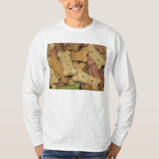 Dog Behandelt Mannen langwerpige Sleeve T-shirt