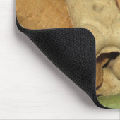 Dog behandelt Mousepad Muismat (Hoek)