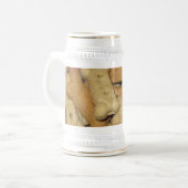 Dog behandelt Stein Bierpul (Voorkant links)