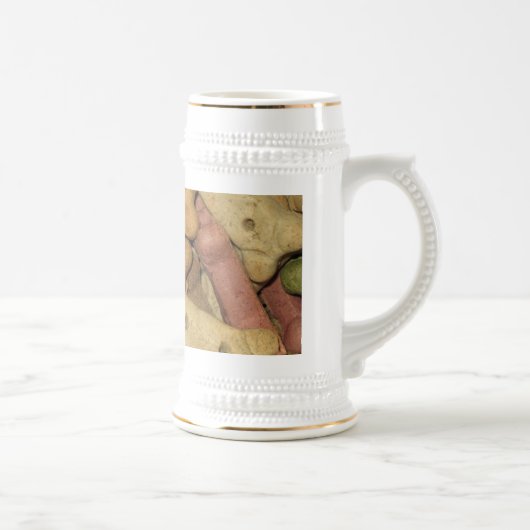 Dog behandelt Stein Bierpul (Rechts)