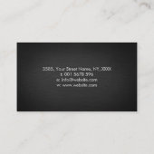 Dog behaviorist Black and white Visitekaartje (Achterkant)