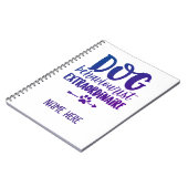 Dog Behaviorist Extraordinaire Speciaal Notitieboek (Linkerzijde)