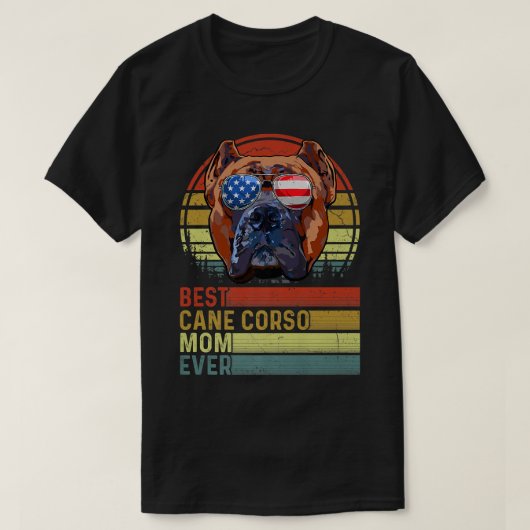 Dog Best Cane Corso Mam Ever Moederdag Pu T-shirt (Design voorkant)