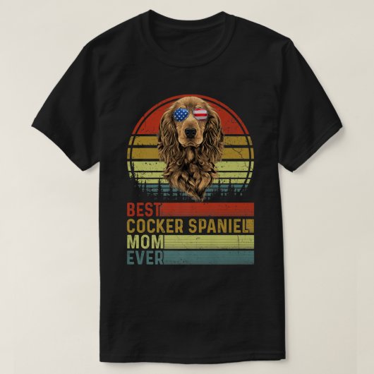 Dog  Best Cocker Spaniel Mam Ever Moeder Da T-shirt (Design voorkant)
