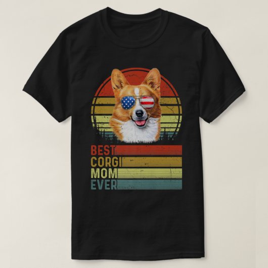 Dog  Best Corgi Mam Ever Moederdag Puppy D T-shirt (Design voorkant)